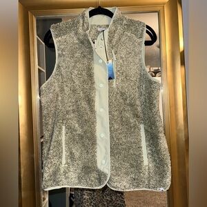 Women's Fleece Vest - Olive Green